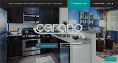 Desktop Screenshot of cerano-apts.com